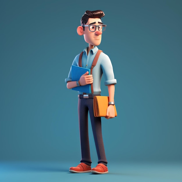 Cartoon Teacher Character