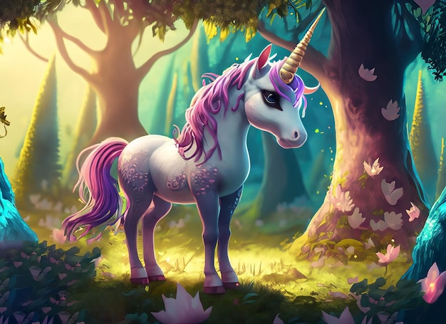 Cartoon Unicorn