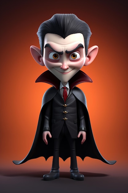 Cartoon VAMPIR 3d character