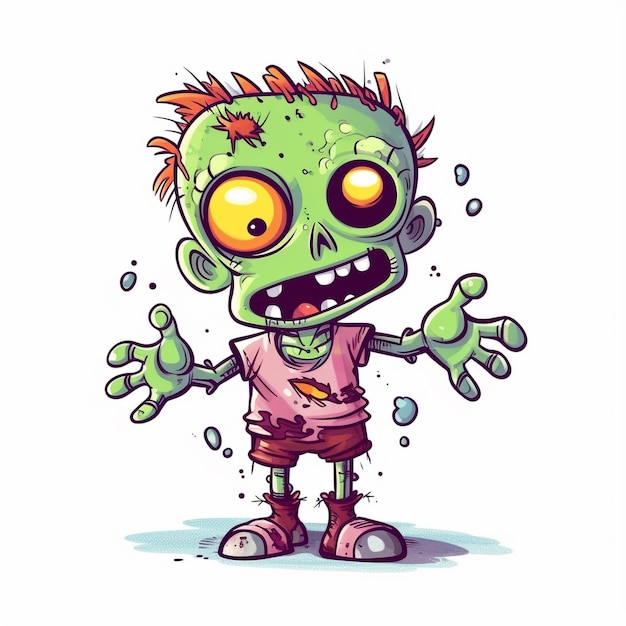 Cartoon zombie