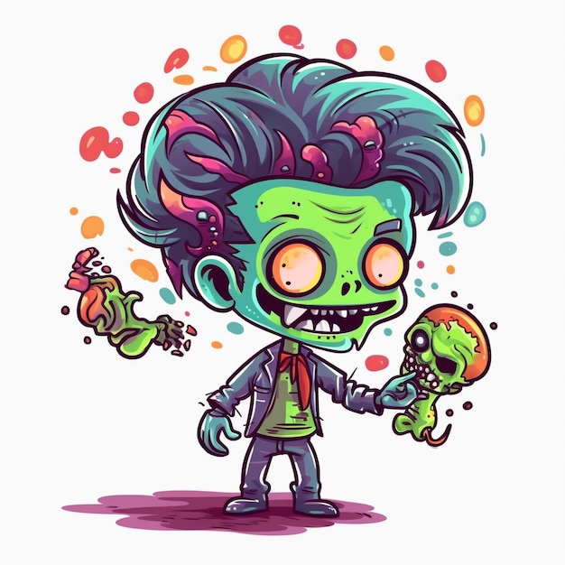 Cartoon zombie