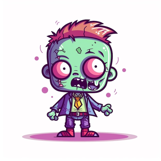 cartoon zombie