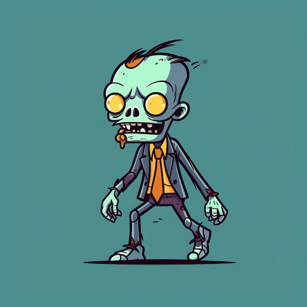 Premium Photo | Cartoon of a zombie