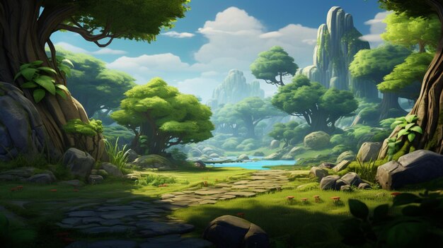 CartoonStyle Game Backgrounds