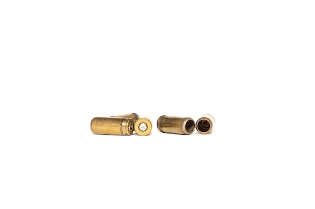 Cartridge cases from pistol cartridges are isolated 