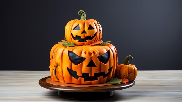 Photo carved jack o lantern sweets pumpkins and treats