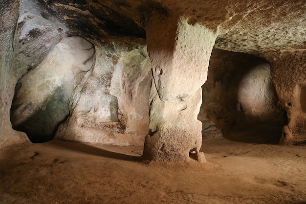 Carved Room in Zelve Valley Cappadocia