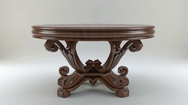 Carved Wooden Table