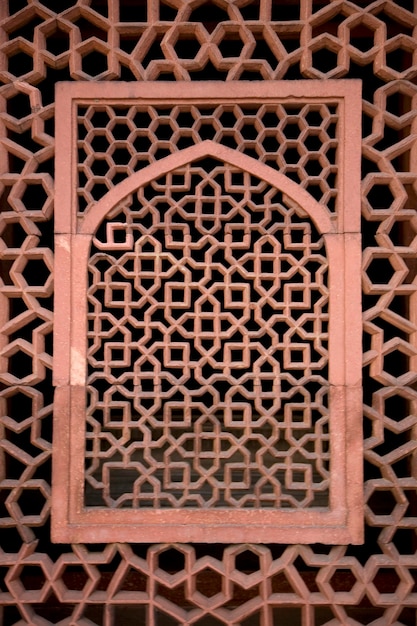 Photo carving stone background at the humayun tomb