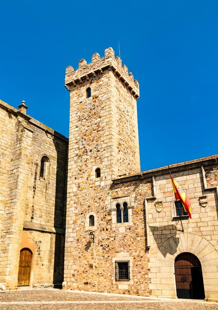 Casa de los Ovando, een middeleeuws gebouw in Caceres, Spanje