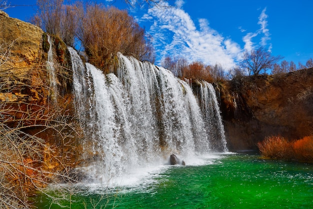 Cascada de san pedro in teruel sierra albarracin