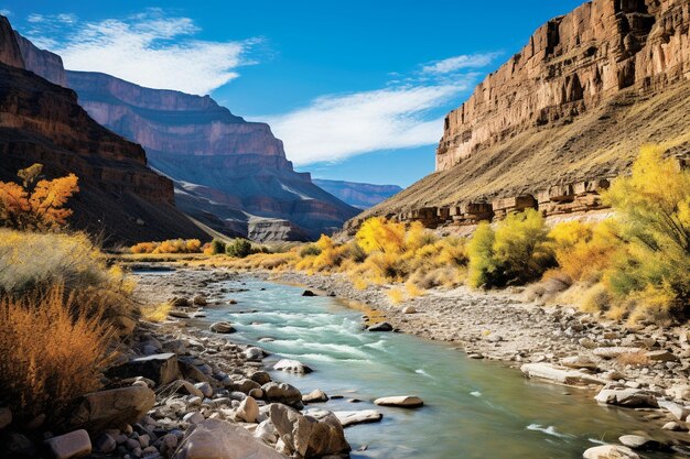 Foto cascading canyon colors mooie landschapfoto