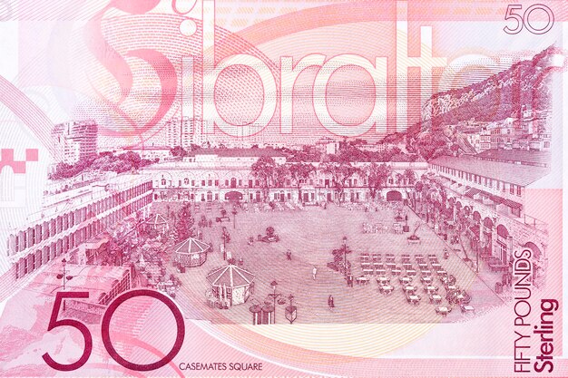 casemates square buildings from gibraltar money pounds