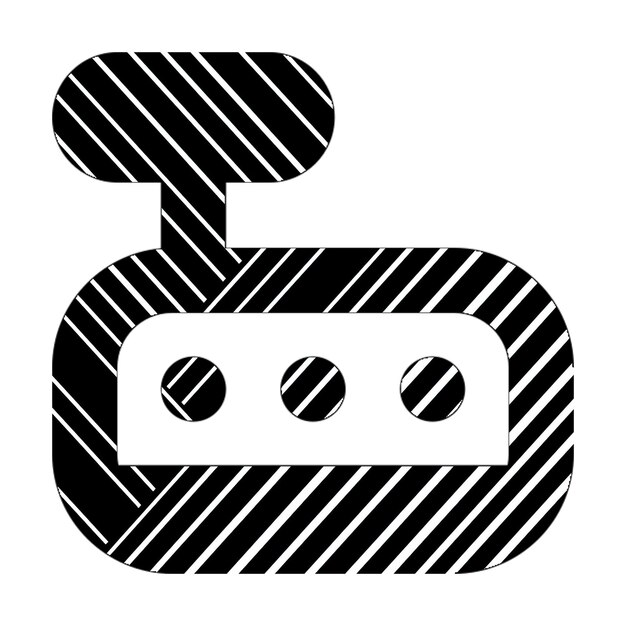 cash register icon black white diagonal lines