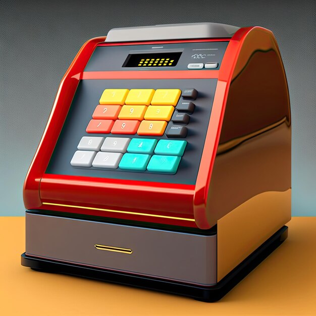 Cash register illustration