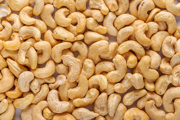 cashew. Healthy vegetarian snacks.
