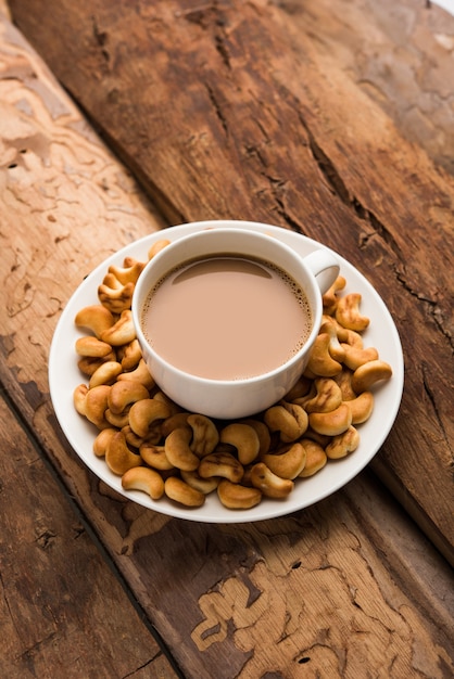 Cashew or Kaju shape biscuit was popular in childhood, tastes best with hot tea