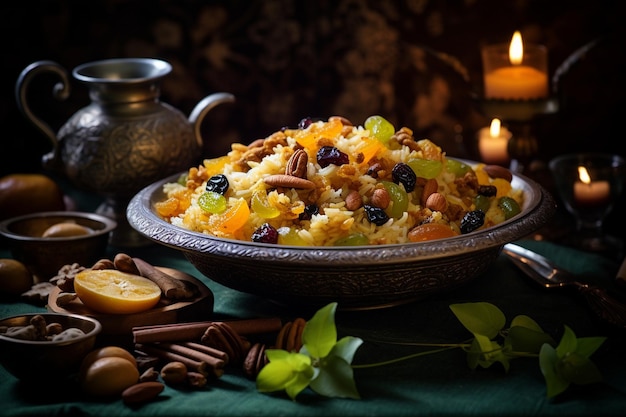 Cashew Nut and Raisin Biryani