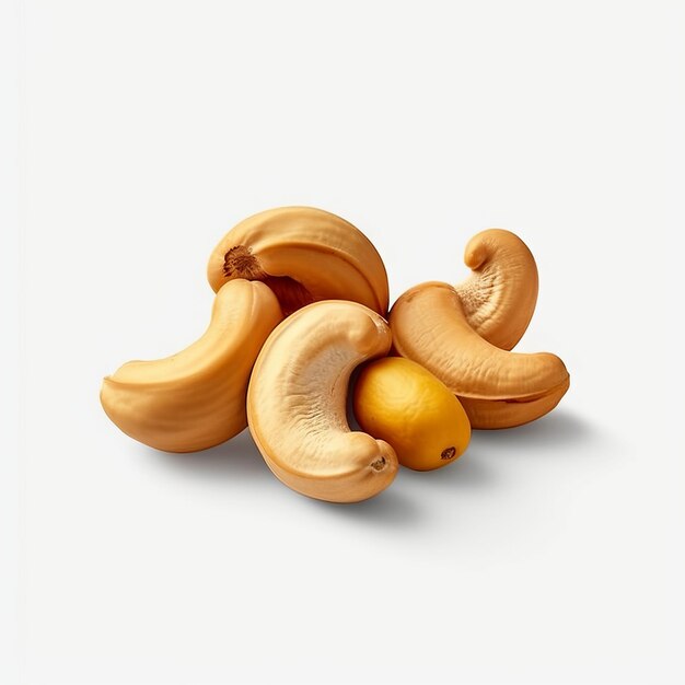 cashew nuts isolated on transparent