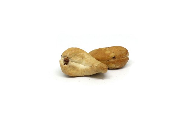 Cashew nuts isolated on a white background