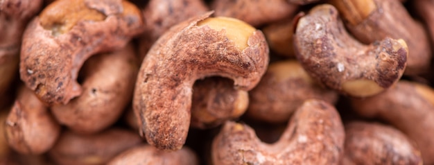 Cashew nuts with peel