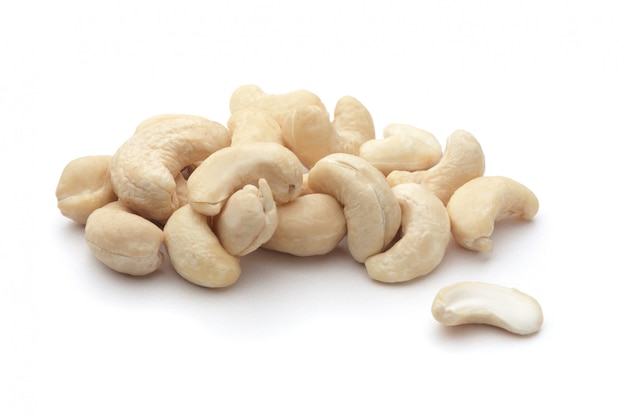 Cashewnoten geïsoleerd