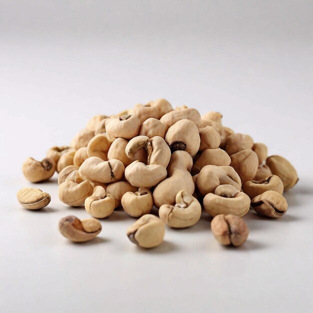 Cashews Dryfruit White Background