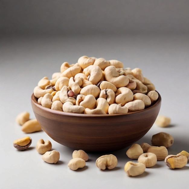 Cashews Dryfruit White Background