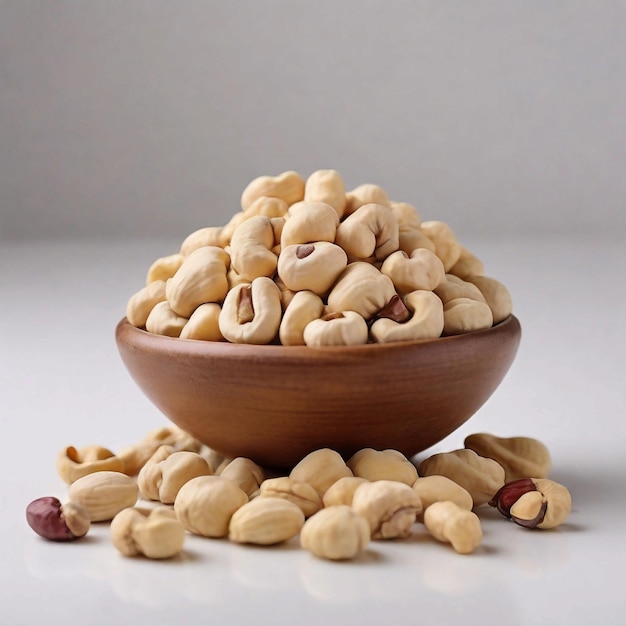 Cashews Dryfruit Witte achtergrond