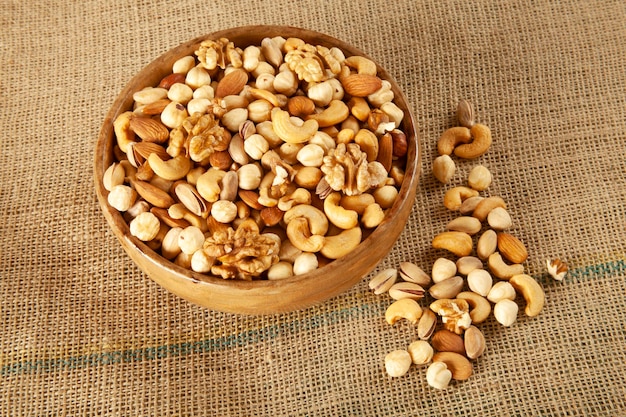 Cashews pistachios almonds walnuts hazelnuts Mixed nuts