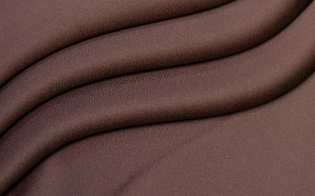 Cashmere luxorious brown fabric