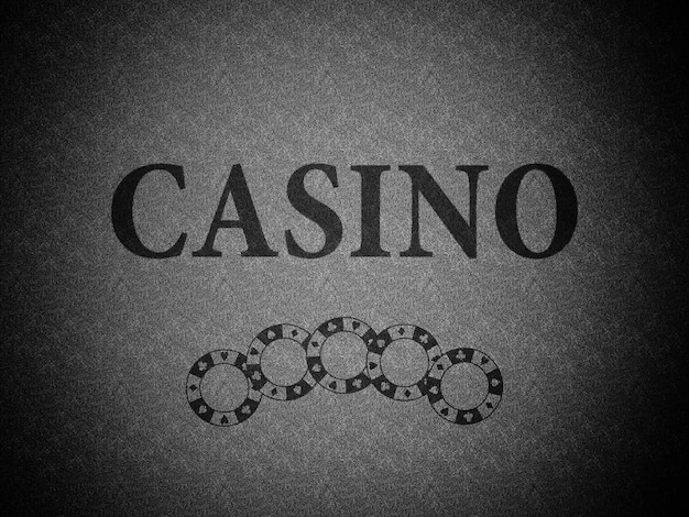 Casino black background