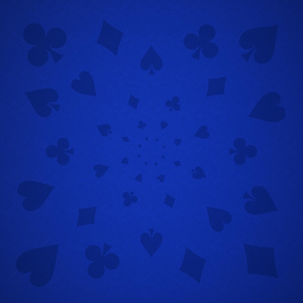 Photo casino blue background