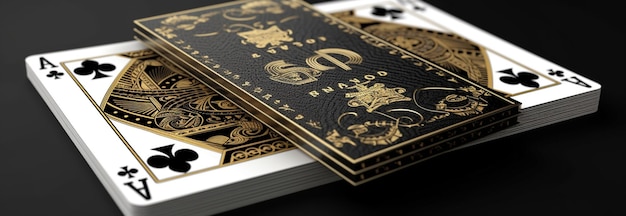 casino cards poker balckjack baccarat gold black