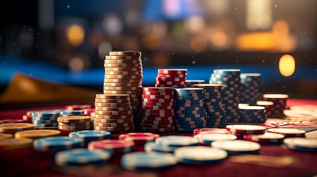 카지노 카드 룰렛 도박 밤문화 온라인 카지노 가상 포커 텍사스 홀덤 포커 카트 도박 게임은 행운의 도박 배경 배너 토큰을 얻습니다.