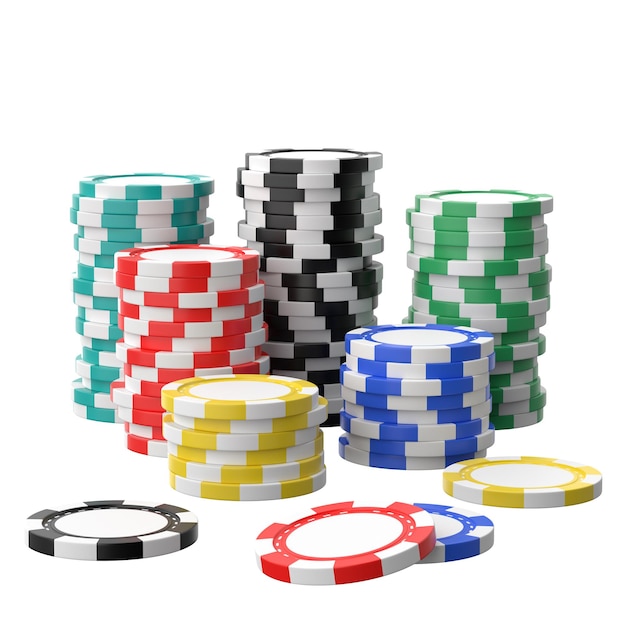 Photo casino chips 3d chip