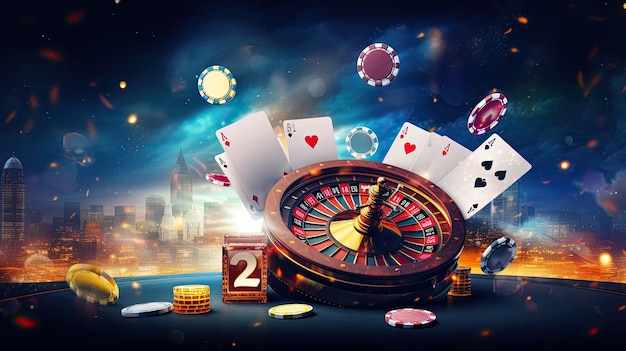 casino and gambling background