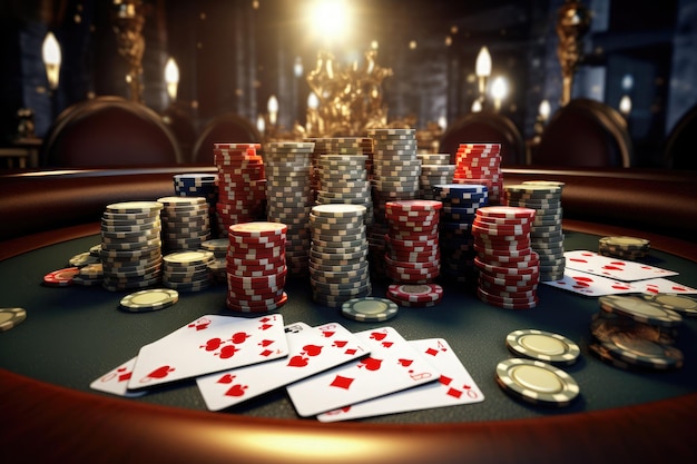 casino poker game background