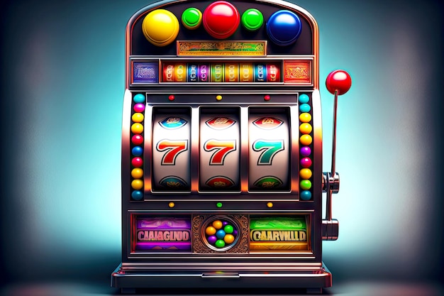 Premium Photo | Casino slot machine with slot for coins and games for good luck