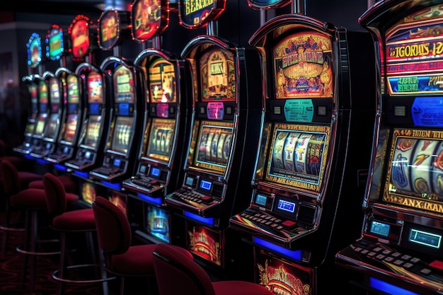 Slot machine del casinò | Foto Premium