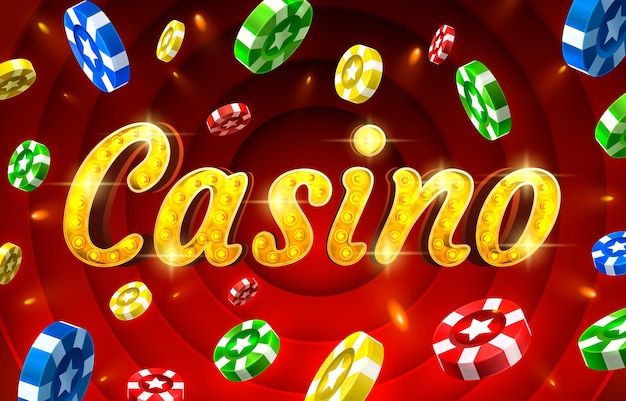 Casino slots pictogrammen slot teken machine nacht vegas vector