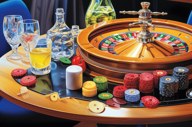 Casino with roulette and blackjack a chance to win the jackpot a risky way to get rich online casino and sports betting slot machines poker if luck is on your side