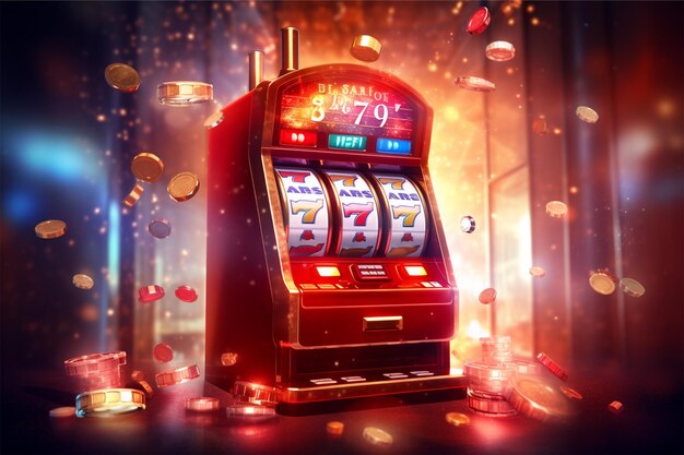 casinogokautomaat met penningen en munten