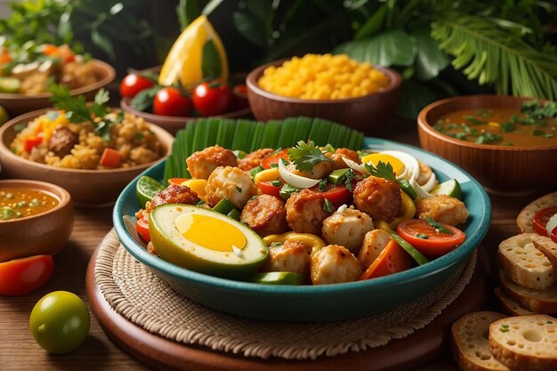 写真 カッサバ・ファロファ・モケカ ブラジルの美味しい食べ物