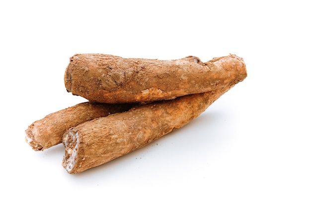 Cassava pile.