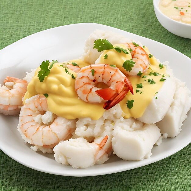 Cassava with sauces a typical brazilian snack served in restaurants and bars