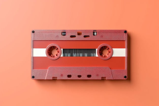 Cassette tape background Generate Ai
