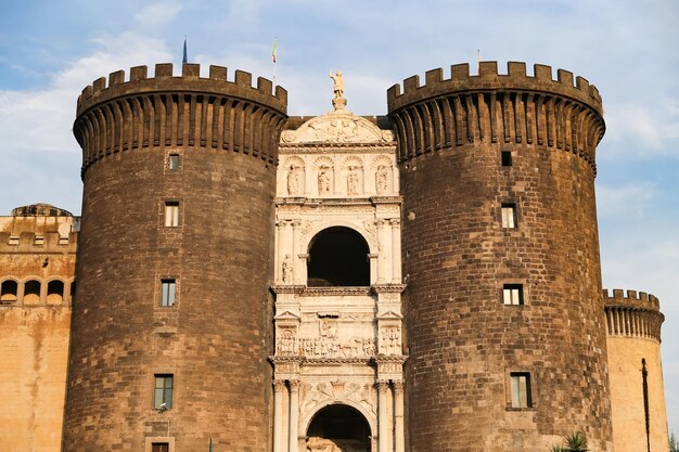 Castel Nuovo in Naples Italy