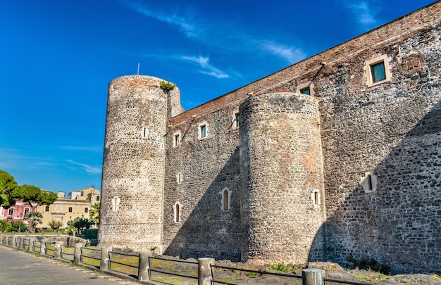 Castello Ursino, a medieval castle in Catania, Sicily, Southern Italy