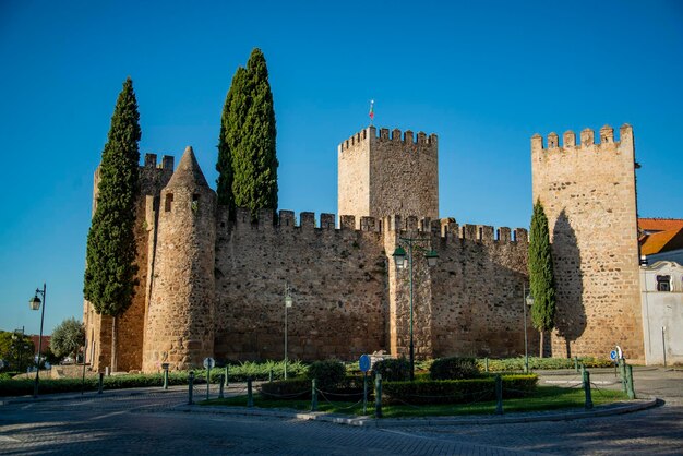 The castelo in the village of alter do chao in alentejo in portugal portugal alter do chao october 2021